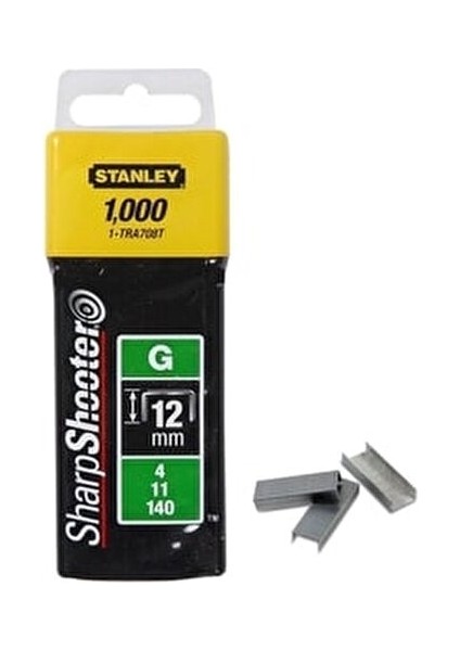 Mekanik Zımba Teli Dayanıklı G Serisi 12 mm 1000 Adet Yüksek Performanslı fiyatları