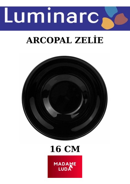 Arcopal Zelie Siyah 16 Cm.6 Kişilik 6 Adet Çorba & Salata & Meyve Kasesi modelleri