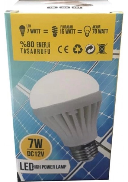 7 Watt 12 Volt LED Ampul