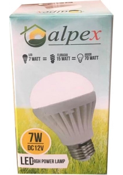 7 Watt 12 Volt LED Ampul modelleri