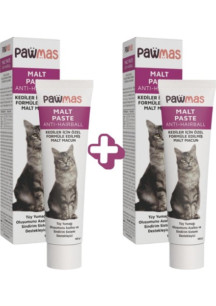Malt Paste (Antihairball) Kedi Macunu 100GR x 2 Adet