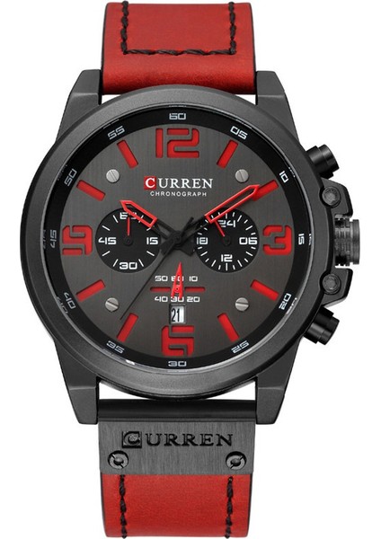 Erkek Saati Spor Altı Ibreli Quartz Saat Takvim Erkek Saati Su Geçirmez Kemerli Saat (Yurt Dışından) fırsatları