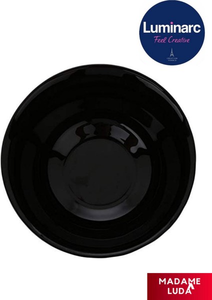 Carine Temperli Siyah 12 Cm-6 Adet (Çorba-Salata-Dondurma-Sütlü Tatlı- Çerez-Cips) Kasesi/takımı. indirimleri