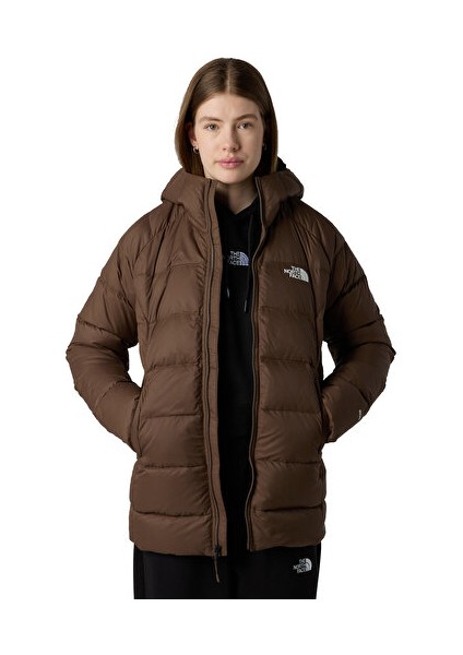 W Hyalite Down Parka Kadın Outdoor Parka (600 Dolgu Kaz Tüyü) NF0A8E741OI1 Kahverengi modelleri