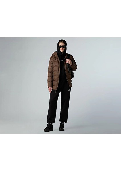 W Hyalite Down Parka Kadın Outdoor Parka (600 Dolgu Kaz Tüyü) NF0A8E741OI1 Kahverengi