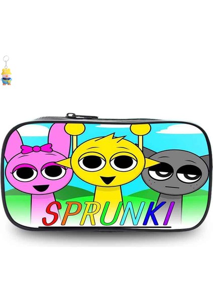 Sprunki Kalem Çantası Ilkokul Öğrencileri Kalem Çantası Kırtasiye Çantası Ritim Kutusu Karikatür Oyunları Çocuk Kalem Çantası (Yurt Dışından)