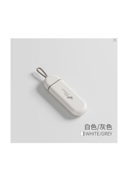 Taşınabilir Küçük Hap Kutusu, Hap Saklama Kutusu, Mini Küçük Taşınabilir Hap Kutusu, Gri (Yurt Dışından)