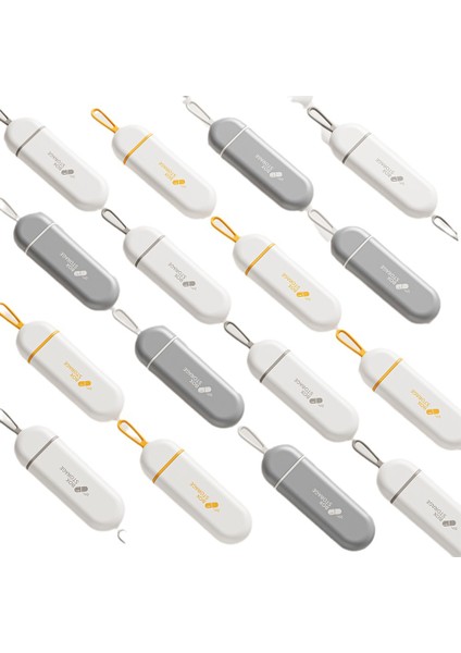 Taşınabilir Küçük Hap Kutusu, Hap Saklama Kutusu, Mini Küçük Taşınabilir Hap Kutusu, Gri (Yurt Dışından) indirimleri