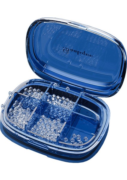 Moda Taşınabilir Hap Kutusu Mini Şeffaf 4 Bölme 6 Bölme Bölünmüş Hap Kutusu Seyahat Hap Saklama Kutusu Amber 4 Bölme (Yurt Dışından) indirimleri