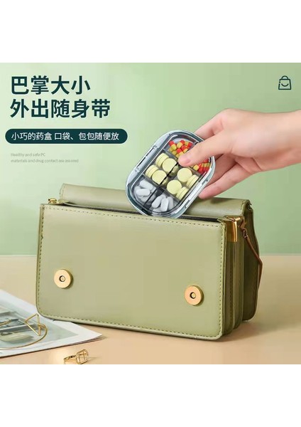 Kutusu, Günde Üç Öğün Yemek, Mühürlü Küçük Paket, Taşınabilir Seyahat Küçük Kutusu, Taşınabilir Mini 7 Günlük Kare 6 Izgaralı, Sözsüz Mavi [1 Paket] (Yurt Dışından) fırsatları