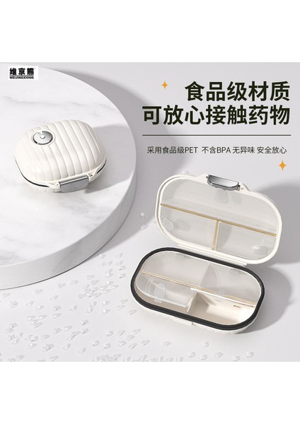 Kutusu. Haftanın Yedi Günü Yanınızda Taşıyın. Mini Küçük Saklama Kutusu, Bölünmüş ve Haplar. Mühürlü 6 Bölme - Kristal Mavi - [kristal Berraklığında] 2 Paket (Yurt Dışından) modelleri