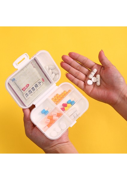 Taşınabilir Dağıtım Kutusu, Küçük Mini Hap Kutusu, Yedi Günlük Hap Kutusu, Taşınabilir Hap Kutusu, Mühürlü Saklama, Pembe (Yurt Dışından)
