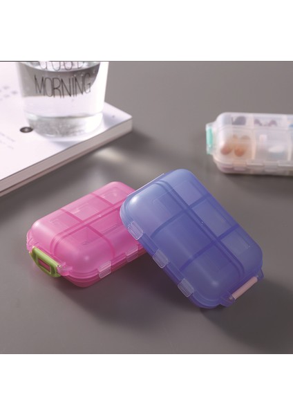 Hap Kutusu Taşınabilir Katlanır Üç Katmanlı 12 Izgaralı Küçük Hap Kutusu Haplar ve Haplar Için Ambalaj Plastik Saklama Kutusu Pembe (Yurt Dışından) modelleri