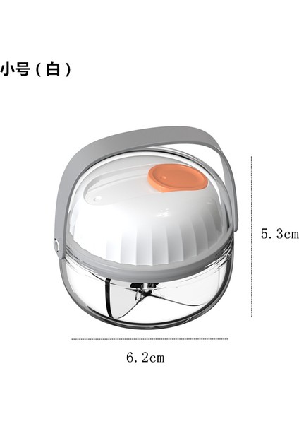 Neme Dayanıklı Küçük Şişe, Mini Büyük Kapasiteli Dağıtıcısı, Kutusu, Mini Küçük Toz ✺ Zarif ve Kompakt │ Kapalı ve Neme Dayanıklı │ ≈ 56 Hap Alabilir (Yurt Dışından)