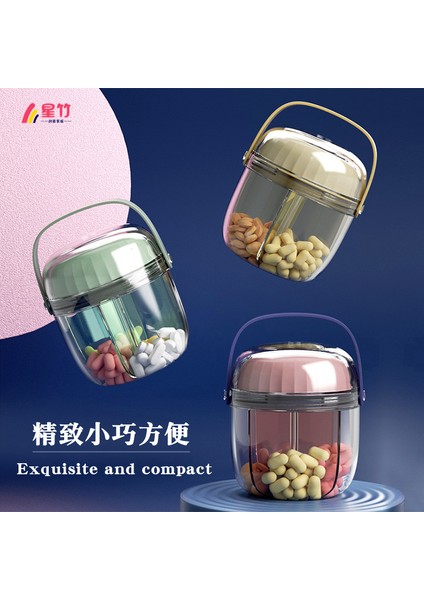 Neme Dayanıklı Küçük Şişe, Mini Büyük Kapasiteli Dağıtıcısı, Kutusu, Mini Küçük Toz ✺ Zarif ve Kompakt │ Kapalı ve Neme Dayanıklı │ ≈ 56 Hap Alabilir (Yurt Dışından) fiyatları