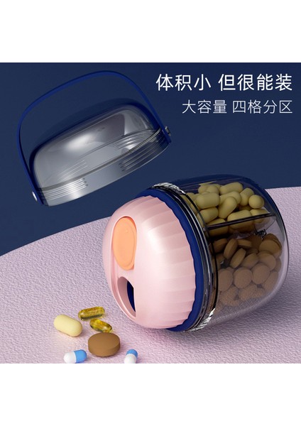 Neme Dayanıklı Küçük Şişe, Mini Büyük Kapasiteli Dağıtıcısı, Kutusu, Mini Küçük Toz ✺ Zarif ve Kompakt │ Kapalı ve Neme Dayanıklı │ ≈ 56 Hap Alabilir (Yurt Dışından) fırsatları