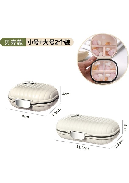 Sinema Kutusu. Haftanın Yedi Günü Yanınızda Taşıyın. Mini Saklama Kutusu, Bölünmüş ve Haplar. Kapalı 7 Bölme - Kare Beyaz - Büyük Boy [basit ve Uygun Fiyatlı] (Yurt Dışından)