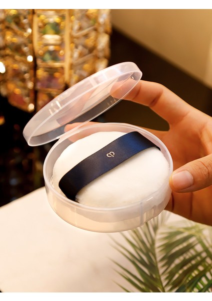 Kutu Boş Kutu Hava Yastığı Gevşek Toz Ambalaj Kutusu Plastik Şeffaf Toz Puf Saklama Kutusu Büyük Taşınabilir Kelepçe (Yurt Dışından) fiyatları