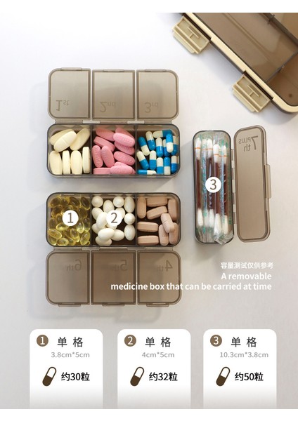 Paketlenmiş Hap Kutusu, Haftada 7 Bölme, Haftada Yedi Gün, Mühürlü, Taşınabilir, Büyük Kapasiteli Hap Kutusu, Beyaz (Yurt Dışından) fiyatları