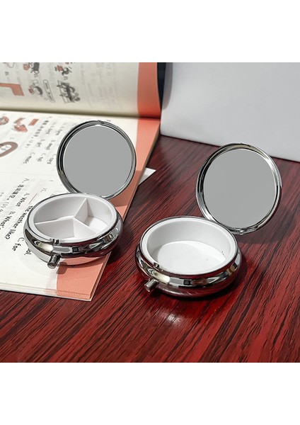 Aled Neme Dayanıklı Ilk Yardım Saklama Şişesi, Metal Cepli, Iki ve Üç Bölmeli Küçük Saklama Kutusu. Metal Hap Kutusu-Tek Bölme + Iki Bölme [ikili Paket] (Yurt Dışından)