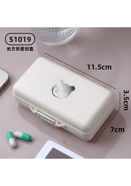 Hap Kutusu Taşınabilir Açık Dopamin Yedi Gün Hapı Takı Mühürlü Saklama Kutusu S1019 Hap Kutusu-Mor (Yurt Dışından)