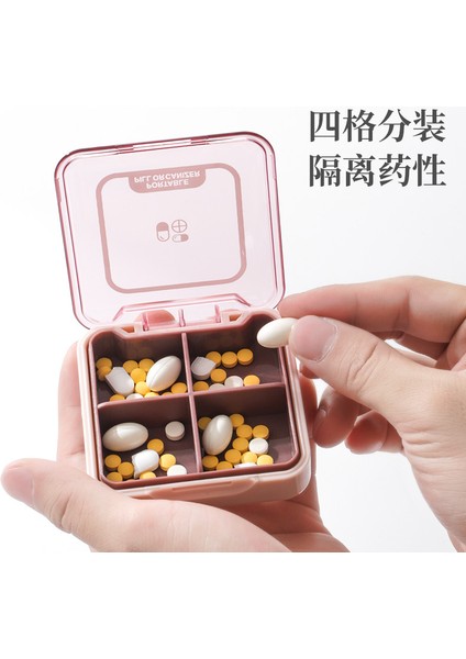 Küçük Hap Kutusu, Şeffaf Hap Saklama Kutusu, Çok Bölmeli Ambalaj, Toz Geçirmez ve Neme Dayanıklı Mor (Yurt Dışından) fiyatları