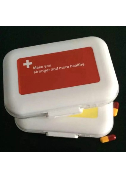 Hap Kutusu Taşınabilir Mini Seyahat Plastik Mühürlü Hap Kutusu Bir Hafta Için 8 Bölme Hap Kutusu Bölünmüş Hap Saklama Hap Kutusu Pembe (Yurt Dışından)