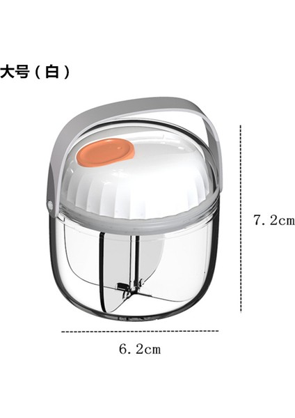 Taşınabilir Kutusu, Mühürlü, Neme Dayanıklı, Küçük Şişe, Mini Büyük Kapasiteli Dağıtıcısı, Kutusu [4 Bölmeli] - Şeffaf Beyaz (Yurt Dışından)
