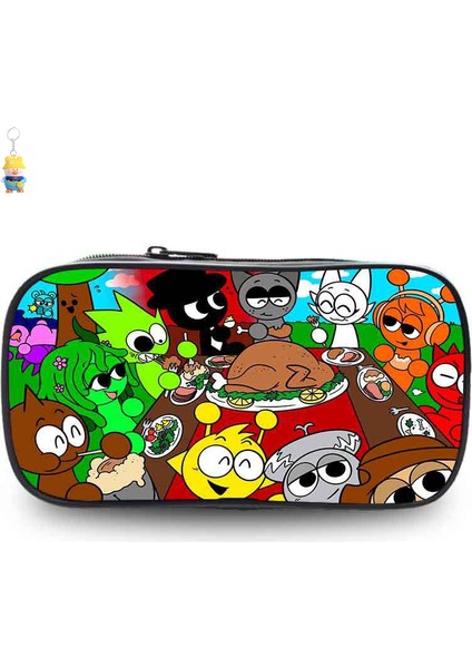 Sprunki Kalem Çantası Ilkokul Öğrencileri Kalem Çantası Kırtasiye Çantası Ritim Kutusu Karikatür Oyunları Çocuk Kalem Çantası (Yurt Dışından)