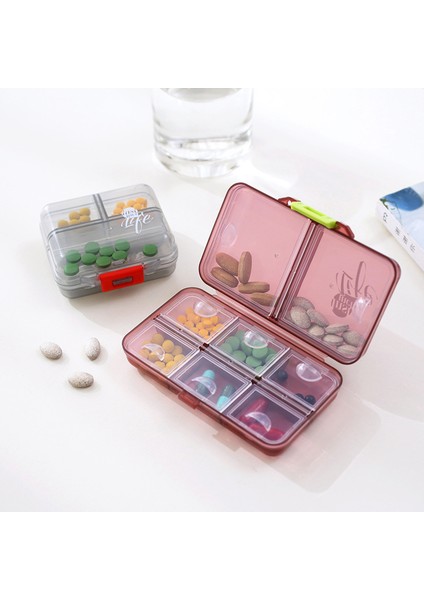 Bir Hafta Boyunca Yedi Bölmeli Taşınabilir Seyahat Hap Kutusu, Taşınabilir Hap Kutusu, Mini Küçük Hap Kutusu, Mühürlü Hap Saklama Kutusu, Şarap Kırmızısı, 8 Bölme (Yurt Dışından) fırsatları