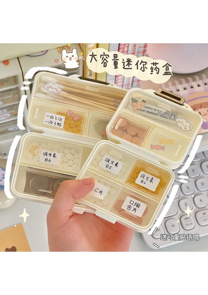 Taşınabilir Mini Hap Kutusu, Bir Hafta Süreyle Kapatılabilen, Neme ve Toza Dayanıklı, Yükseltilmiş Turuncu-Küçük Boyutlu 7 Bölme [çıkartmalar + Yapışkan Notlar] (Yurt Dışından) fiyatları