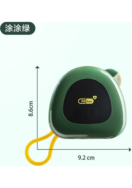 Taşınabilir Kutusu, Küçük Mini Saklama Kutusu, Mühürlü Kutu, Neme Dayanıklı Taşınabilir Kutusu, Kutusu, Hap Kutusu, Gri (Yurt Dışından)