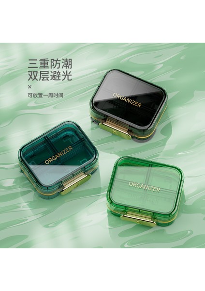 Küçük Hap Kutusu Taşınabilir Bir Haftalık Bölünmüş Hap Kutusu Taşınabilir Depolama Bölünmüş Hap Kutusu Mini Hap Kutusu Mühürlü Hap Kutusu Şeffaf Mor (Yurt Dışından) fiyatları