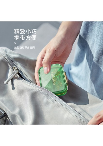 Küçük Hap Kutusu Taşınabilir Bir Haftalık Bölünmüş Hap Kutusu Taşınabilir Depolama Bölünmüş Hap Kutusu Mini Hap Kutusu Mühürlü Hap Kutusu Şeffaf Mor (Yurt Dışından) fırsatları