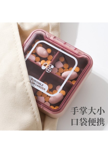 Küçük Hap Kutusu, Şeffaf Tablet Kullanışlı Saklama Kutusu, Çok Bölmeli Ambalaj, Toz Geçirmez ve Neme Dayanıklı, Elma Yeşili (Yurt Dışından) modelleri