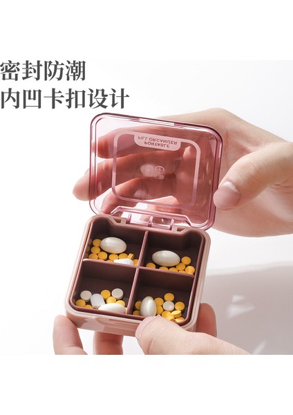 Küçük Hap Kutusu, Şeffaf Tablet Kullanışlı Saklama Kutusu, Çok Bölmeli Ambalaj, Toz Geçirmez ve Neme Dayanıklı, Elma Yeşili (Yurt Dışından) fırsatları