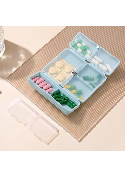 Seyahat Taşınabilir 7 Bölmeli Hap Kutusu Bağımsız Katlanır Çift Katmanlı Saklama Kutusu Mıknatıslı Manyetik Yedi Bölmeli Hap Kutusu Iskandinav Pirinç (Yurt Dışından) fiyatları