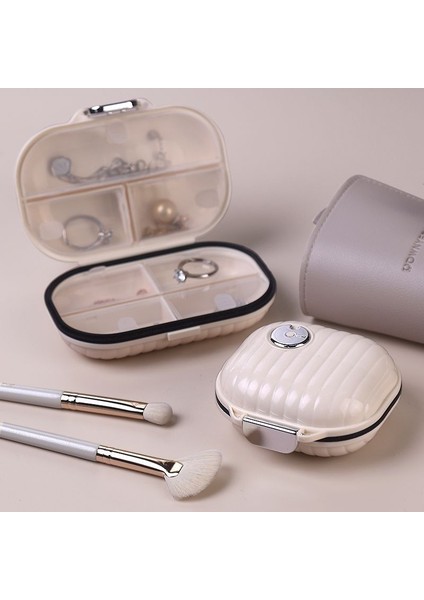 Geziler Için Taşınabilir Küçük Hap Kutusu, Iş Gezileri Için Mini Seyahat Hapı Dağıtım Kutusu, 2 Paket (Sg-25 Beyaz 2 Adet) (Yurt Dışından) modelleri