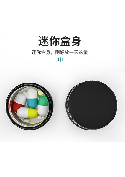 Kahvaltı, Öğle Yemeği ve Akşam Için Taşınabilir Hap Kutusu, Küçük Boyutlu Mini, Haftanın 7 Günü, Büyük Kapasiteli Mühürlü Saklama Kutusu, Yaşlılar Için Siyah, 8 Paket (Yurt Dışından) fiyatları