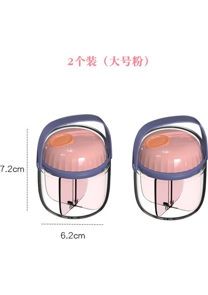 Taşınabilir , Mühürlü, Nem Geçirmez, Küçük Şişe, Mini Büyük Kapasiteli Kutusu, 2 Kutusu (Büyük Yeşil) (Yurt Dışından)