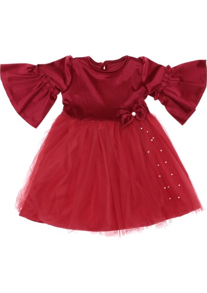 Kız Çocuk Elbise Noellik Kadife Kumaş fiyatları