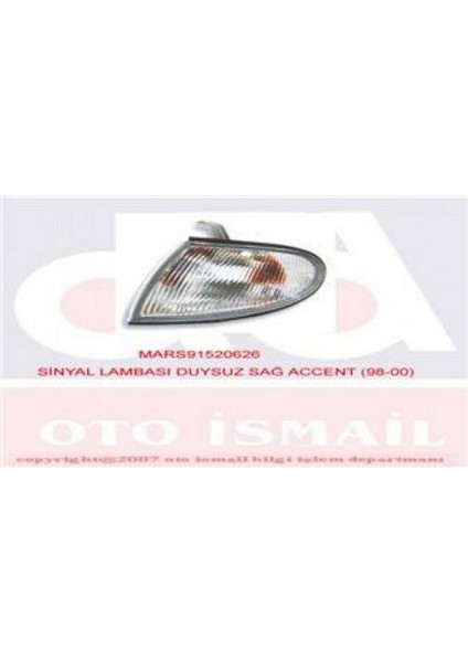 Zengezur Sinyal Lambasi Sağ Duysuz [ Hyundai Accent 1998-2000 ]