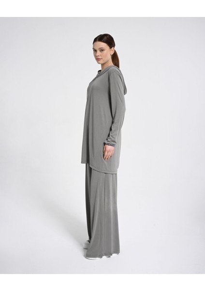 Kapüşonlu Modal Ikili Set modelleri