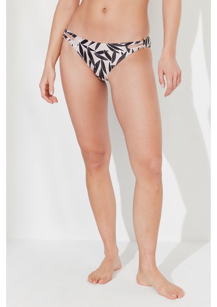 Çok Renkli Leaf Art Side Bikini Altı fırsatları