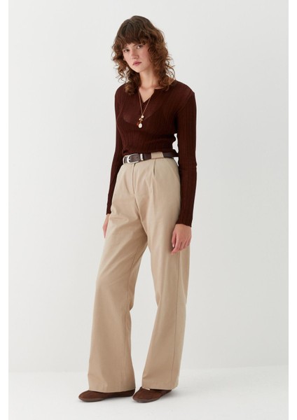 Kemerli Palazzo Pantolon Taş fiyatları