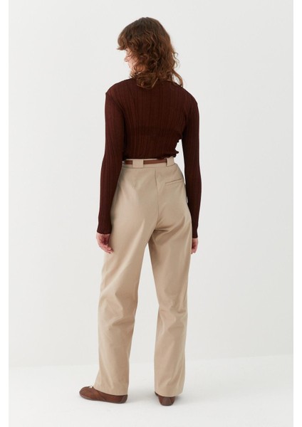 Kemerli Palazzo Pantolon Taş fırsatları