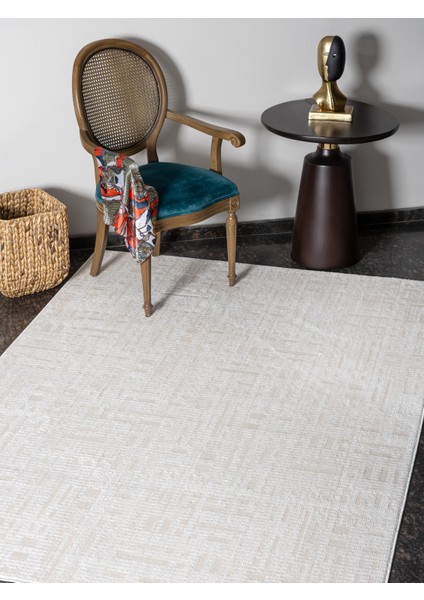 Nomad Soyut Desenli Modern Makine Halısı – Krem & Bej | Salon, Yatak Odası, Oturma Odası, Mutfak, Yolluk – Nmd-06 Nmd-06