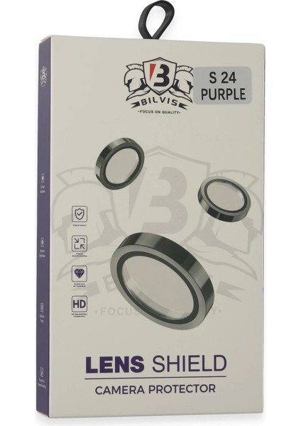 Zengezur Newface Samsung Galaxy S24 Bilvis Titan Kamera Lens - Derin Mor modelleri