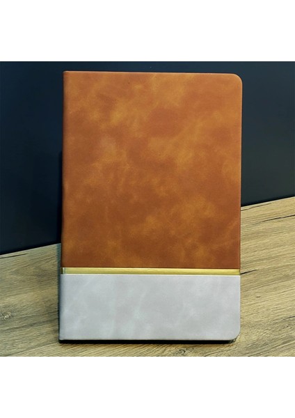 Çizgili Deri Defter Taba