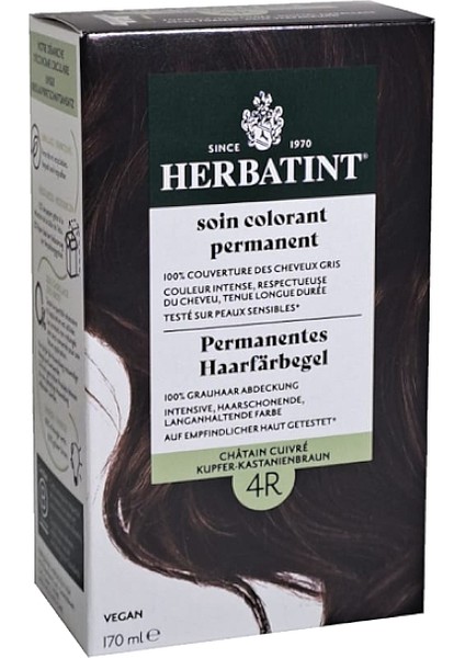 Saç Boyası 4r Chatain Cuivre - Copper Chestnut 170 ml
